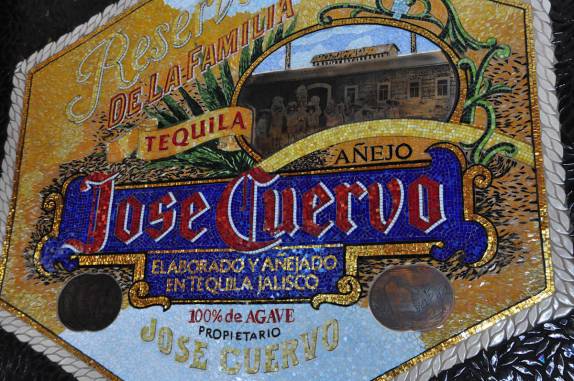 Rótulo da famosa José Cuervo, na cidade de Tequila, no México